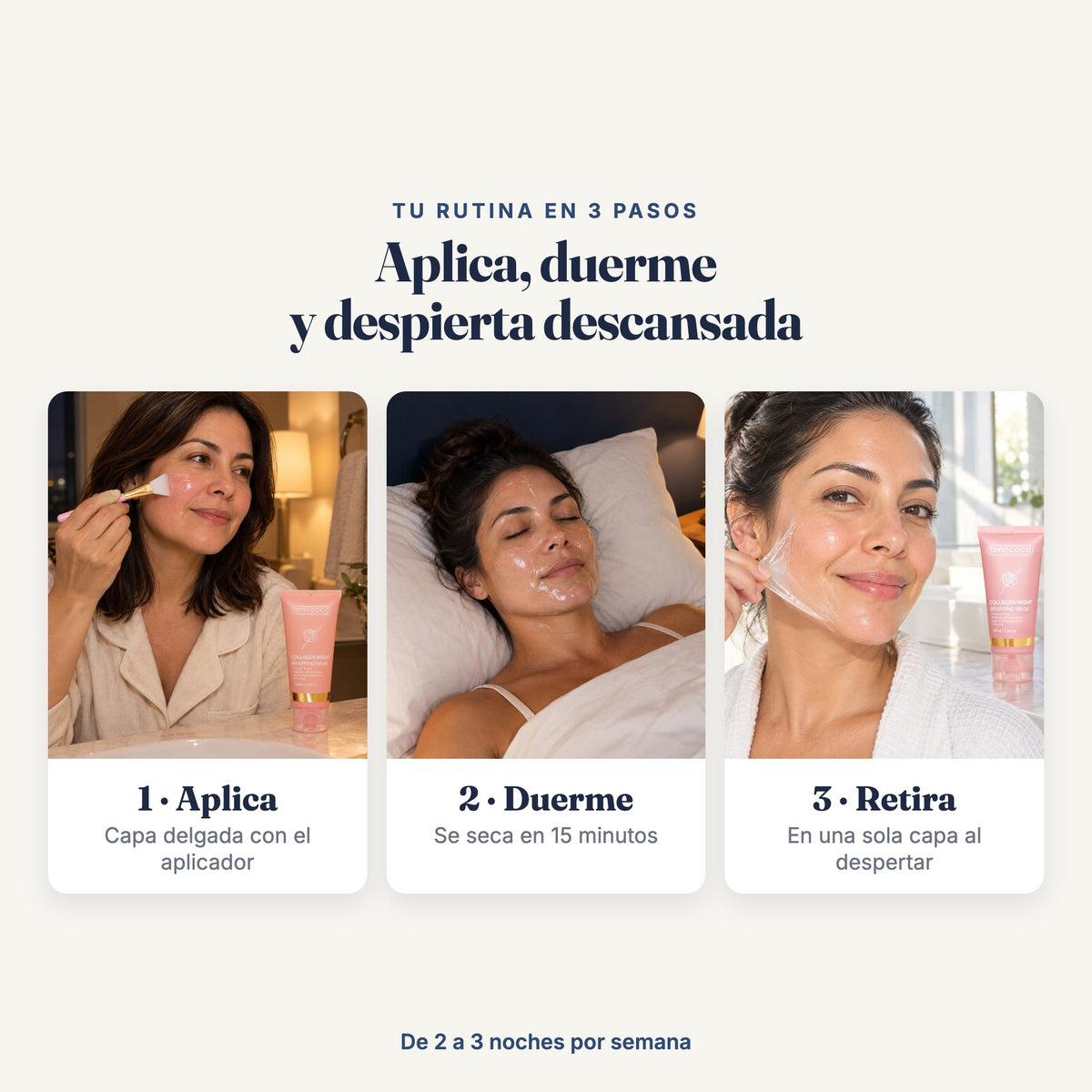 Tu rutina en 3 pasos