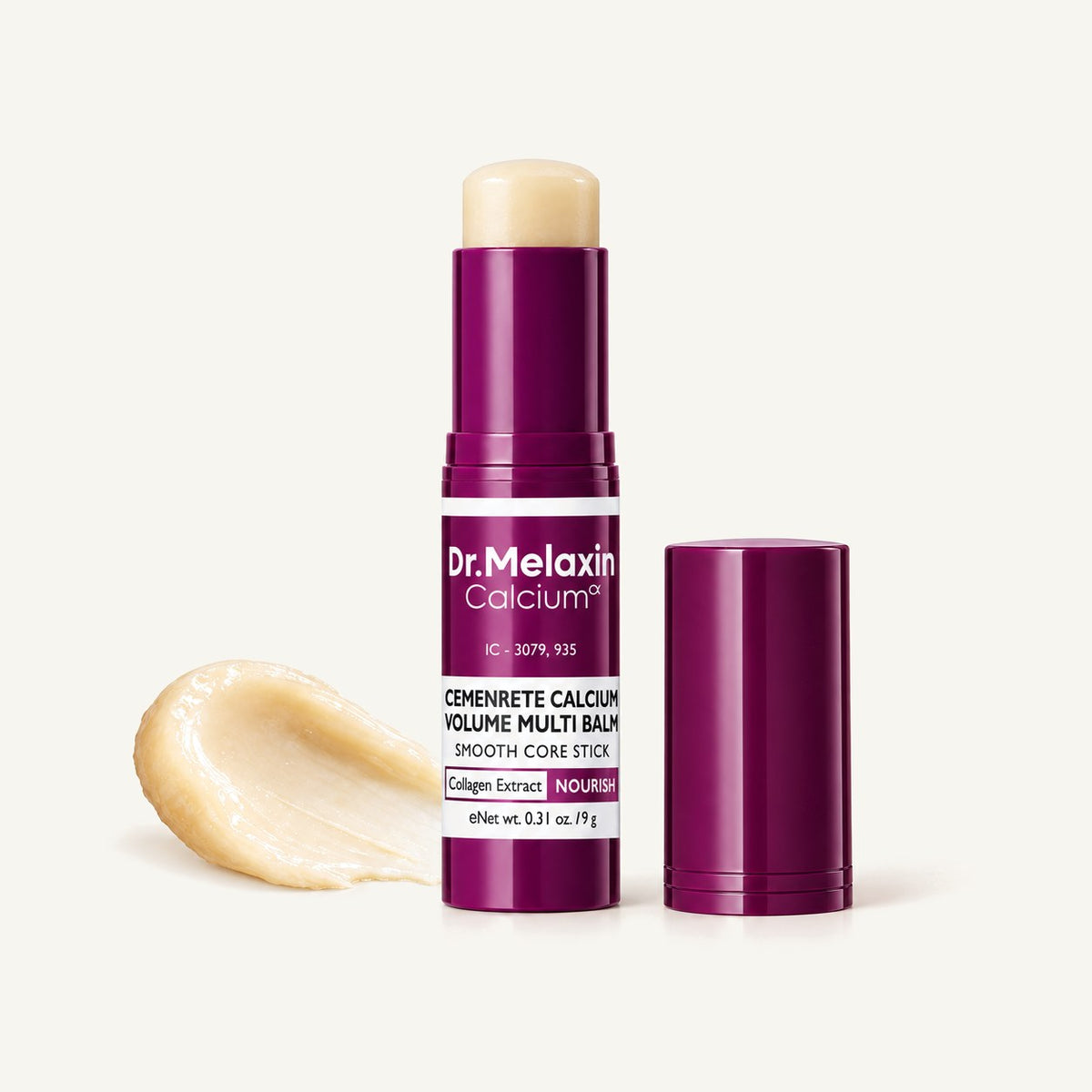 Dr. Melaxin Calcium Multi Balm con textura del bálsamo