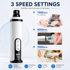 Pet Nail Grinder with LED Light